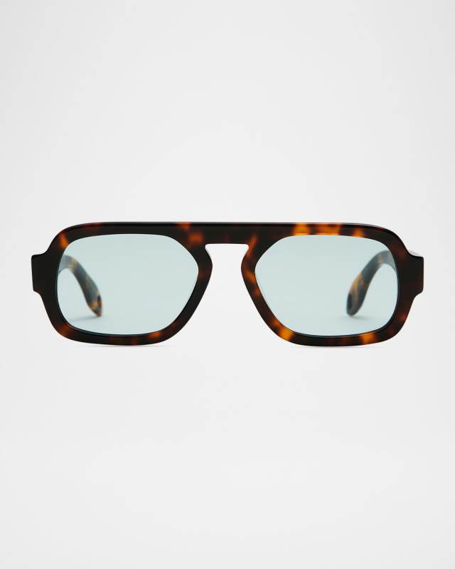 Jane Mini Tortoise Acetate Aviator Sunglasses
